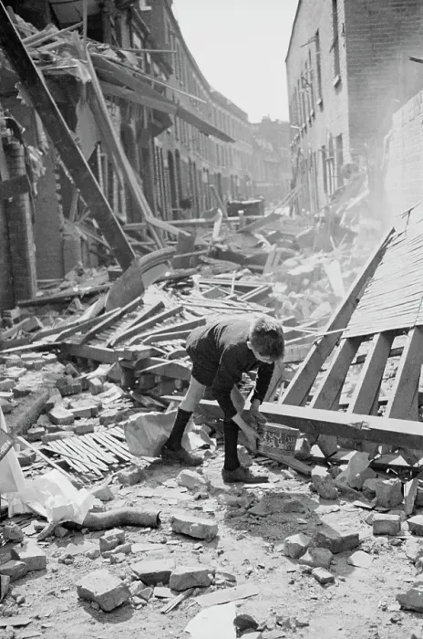 Framed Print : Air Raid Salvage Framed Print : Air Raid Salvage
