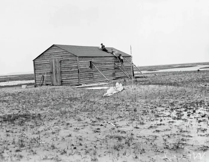 Framed Print : Aircraft Hangar Of The Wright Brothers