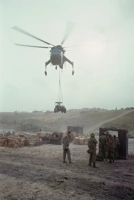 Framed Print : Airlifting Supplies
