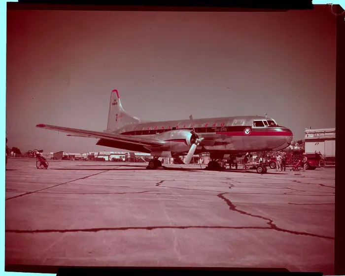 Framed Print : Airplane on Runway