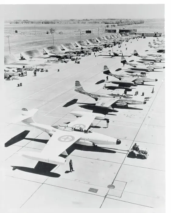 Framed Print : Airplanes and Workers on Runway Framed Print : Airplanes and Workers on Runway