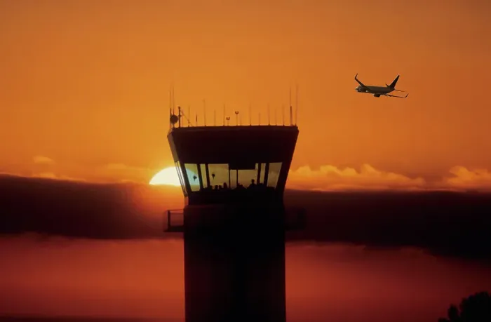 Framed Print : Airport Control Tower