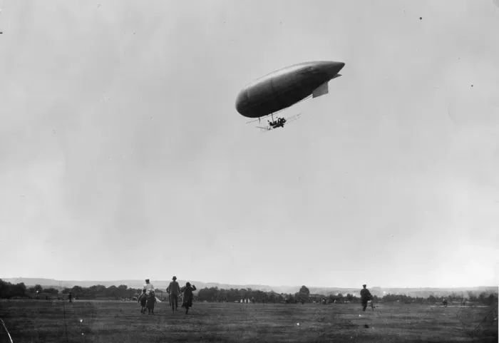 Framed Print : Airship In Flight Framed Print : Airship In Flight