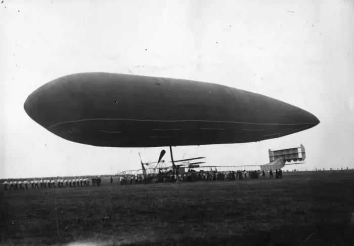 Framed Print : Airship Moored Framed Print : Airship Moored