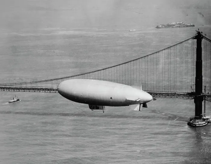 Framed Print : Airship - San Francisco Framed Print : Airship - San Francisco