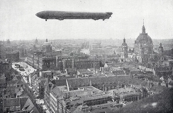 The airship Z III over Berlin
