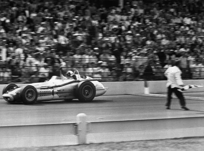 Framed Print : A.J. Foyt Crossing Finish Line Framed Print : A.J. Foyt Crossing Finish Line