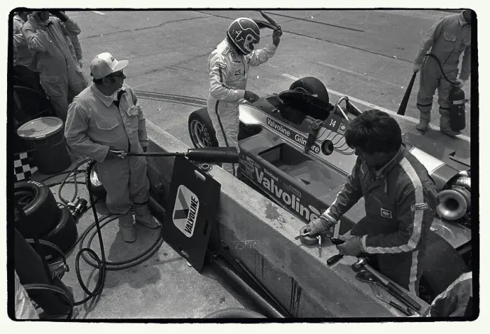Framed Print : A.J. Foyt in Gear Framed Print : A.J. Foyt in Gear
