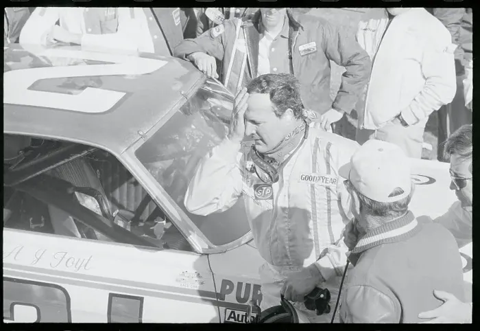 Framed Print : A.J. Foyt at the Miller High Life 500 Framed Print : A.J. Foyt at the Miller High Life 500