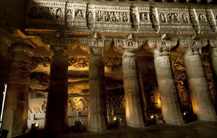 Framed Print : Ajanta Caves - UNESCO World Heritage site Framed Print : Ajanta Caves - UNESCO World Heritage site