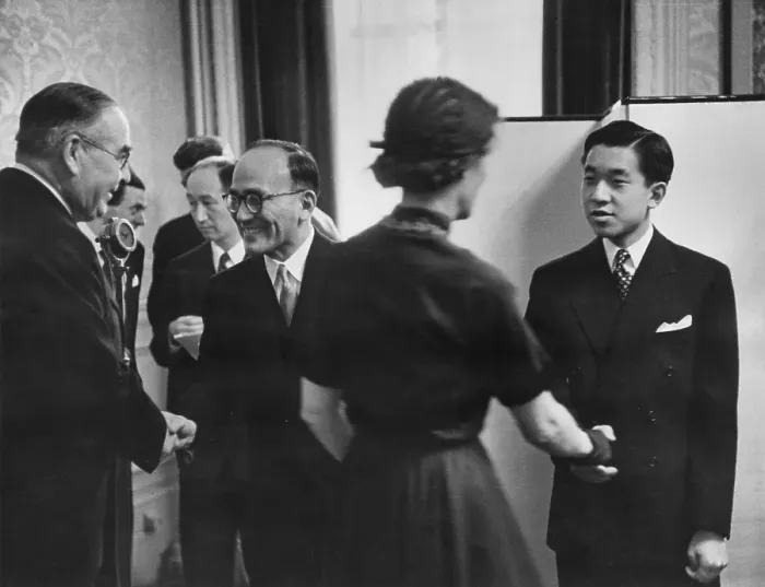 Framed Print : Akihito At London Reception