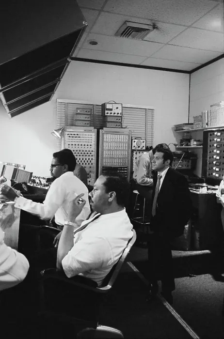 Framed Print : Al Bell (wearing glasses), Vice President of Stax Records Framed Print : Al Bell (wearing glasses), Vice President of Stax Records