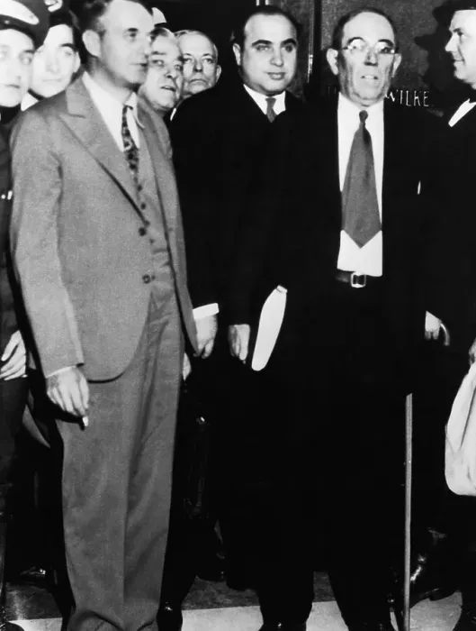 Framed Print : Al Capone Leaving Federal Court Framed Print : Al Capone Leaving Federal Court