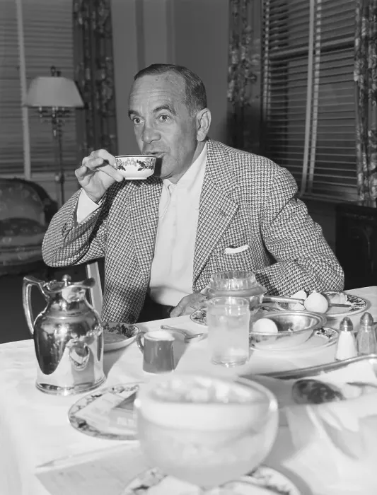 Framed Print : Al Jolson Eating Breakfast Framed Print : Al Jolson Eating Breakfast