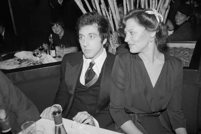 Framed Print : Al Pacino Sitting with Christine Lahti Framed Print : Al Pacino Sitting with Christine Lahti