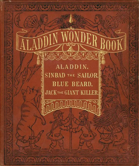 Framed Print : Aladdin Wonder Book Framed Print : Aladdin Wonder Book