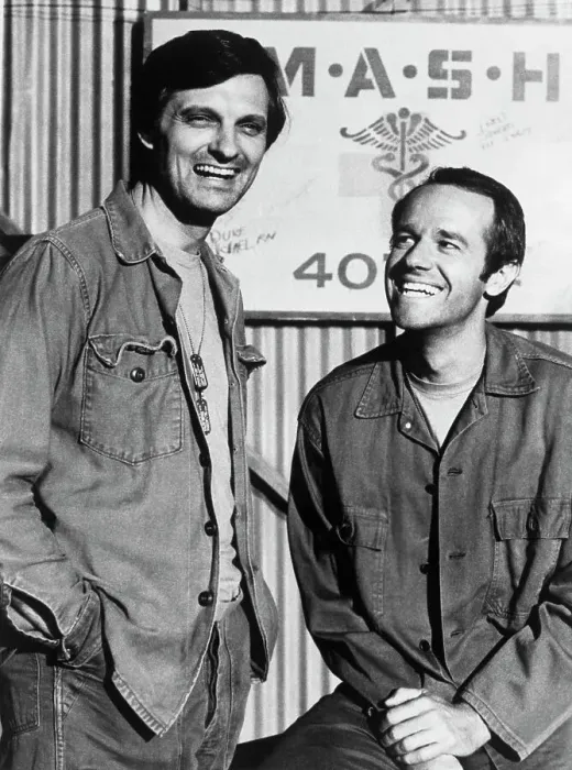 : Alan Alda and Mike Farrell : Alan Alda and Mike Farrell