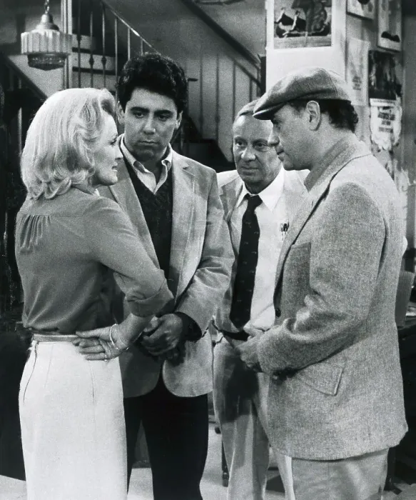 : Alan Arkin Visiting Son on TV Set : Alan Arkin Visiting Son on TV Set