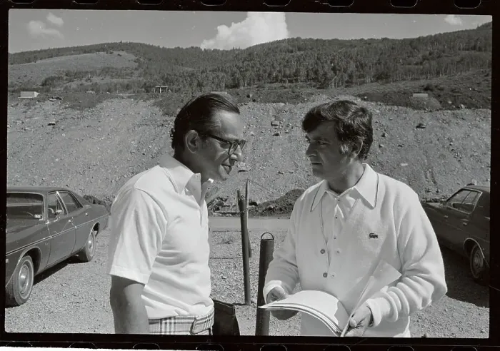 Framed Print : Alan Greenspan and Frank Zarb Framed Print : Alan Greenspan and Frank Zarb