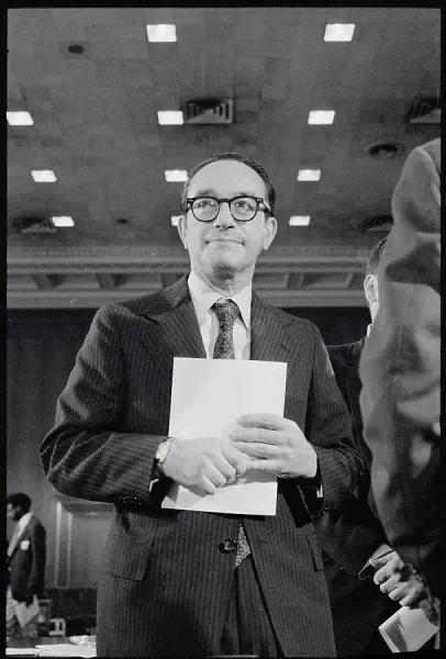 Alan Greenspan Holding Papers Print. Art Prints, Posters & Puzzles