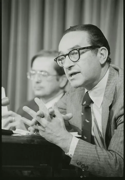 Framed Print : Alan Greenspan Making Announcement Framed Print : Alan Greenspan Making Announcement