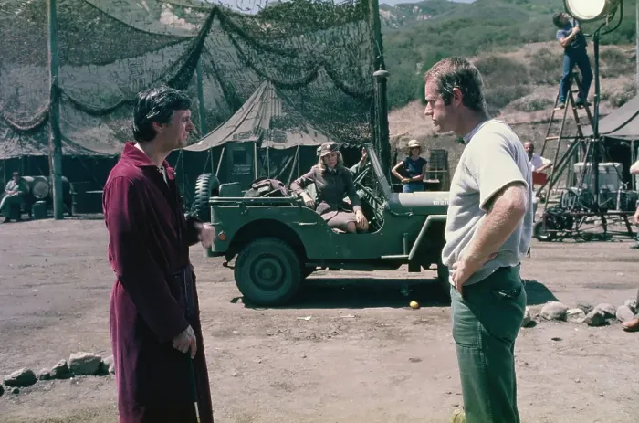 Framed Print : Alan And Mike M*A*S*H Production