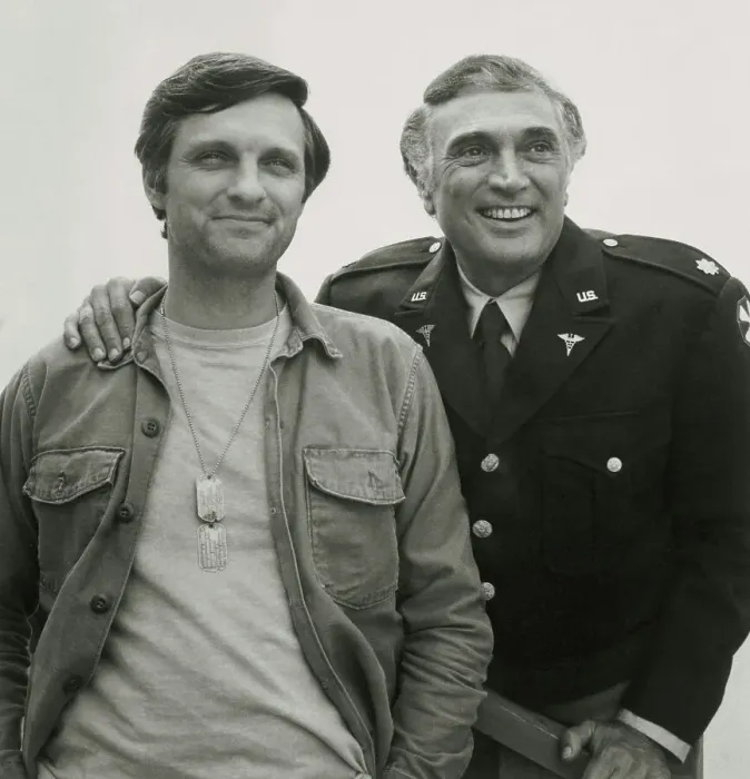 Framed Print : Alan and Robert Alda Framed Print : Alan and Robert Alda