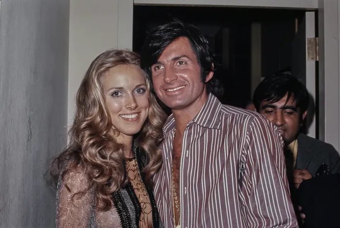 Framed Print : Alana Collins & George Hamilton Framed Print : Alana Collins & George Hamilton
