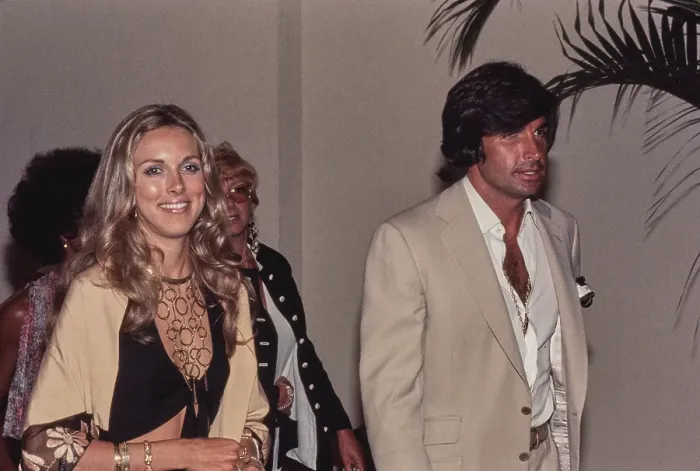 Framed Print : Alana Collins & George Hamilton Framed Print : Alana Collins & George Hamilton
