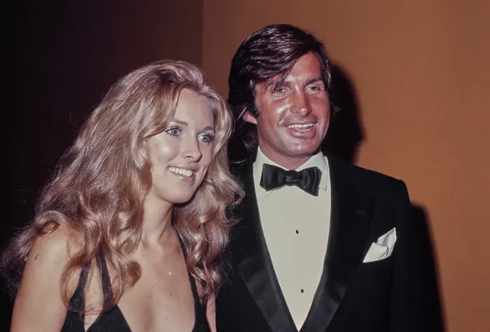 Framed Print : Alana Collins & George Hamilton Framed Print : Alana Collins & George Hamilton