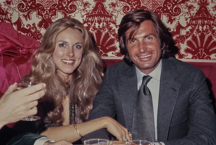 Framed Print : Alana Collins & George Hamilton Framed Print : Alana Collins & George Hamilton