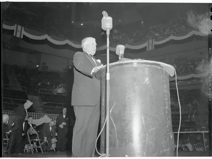 Framed Print : Alben Barkley Giving a Speech Framed Print : Alben Barkley Giving a Speech