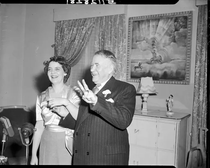Framed Print : Alben Barkley With His Wife Jane Rucker Hadley Framed Print : Alben Barkley With His Wife Jane Rucker Hadley