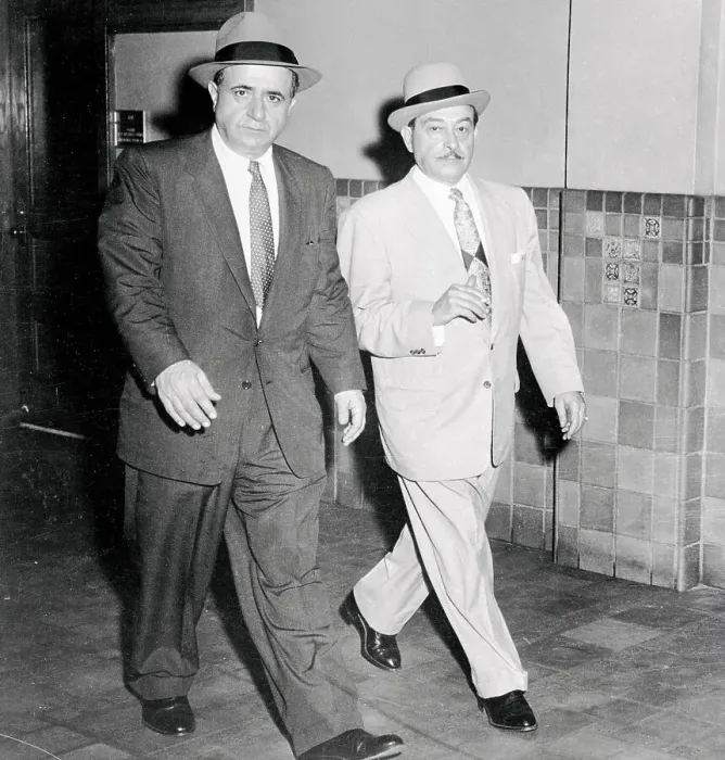 Framed Print : Albert Anastasia with Attorney