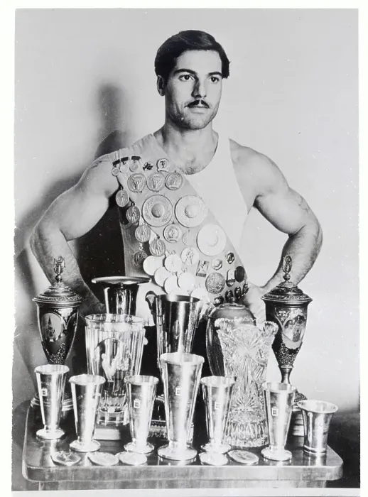 Framed Print : Albert Azaryan With His Medals Framed Print : Albert Azaryan With His Medals