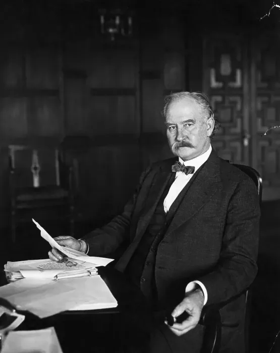 Framed Print : Albert B. Fall Seated at Desk Framed Print : Albert B. Fall Seated at Desk