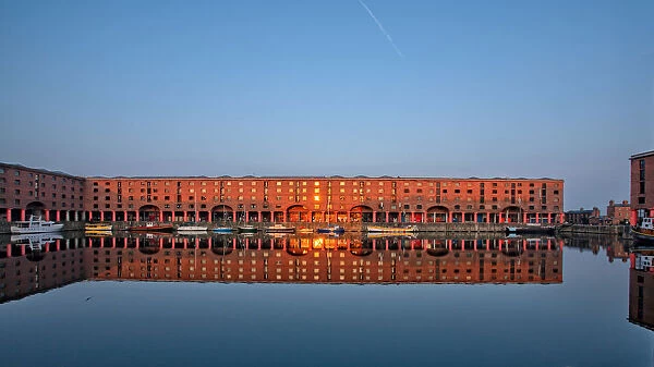 Albert Docks Reflection in sunrise
