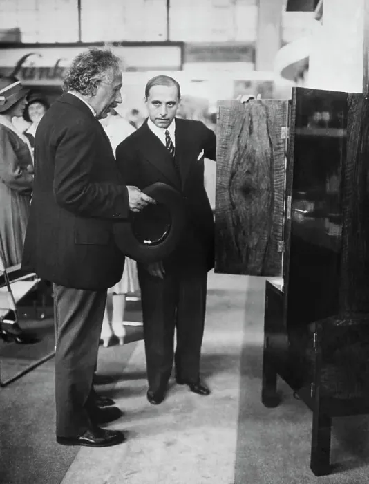 Framed Print : Albert Einstein Attending Radio Exhibition Framed Print : Albert Einstein Attending Radio Exhibition