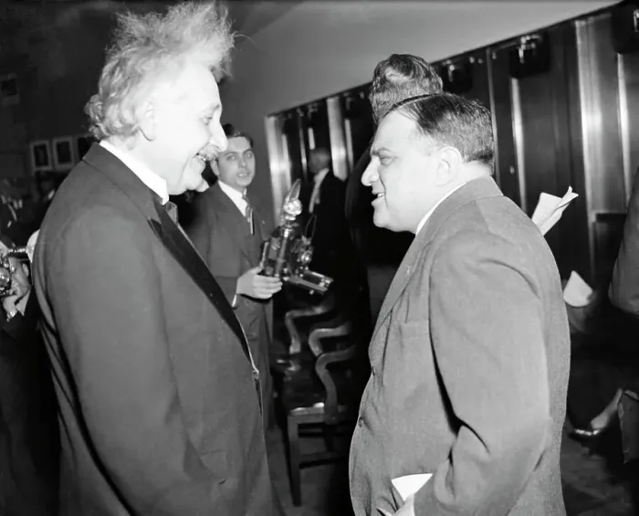 Framed Print : Albert Einstein Chatting with Fiorello LaGuardia Framed Print : Albert Einstein Chatting with Fiorello LaGuardia