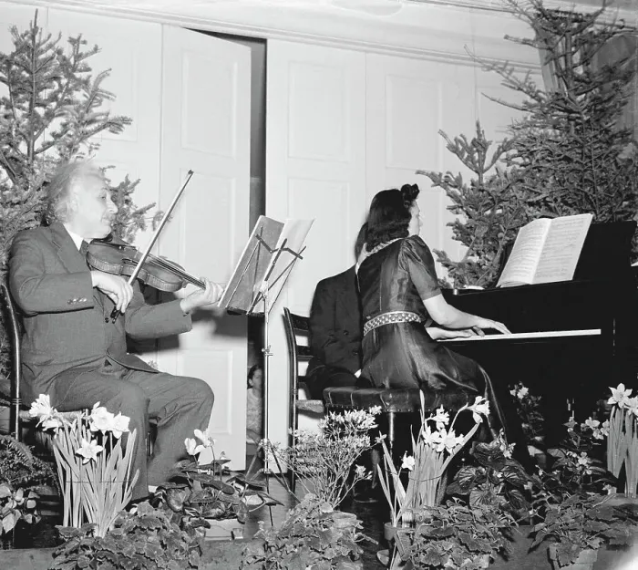 Framed Print : Albert Einstein and Gaby Casadesus Giving Recital Framed Print : Albert Einstein and Gaby Casadesus Giving Recital
