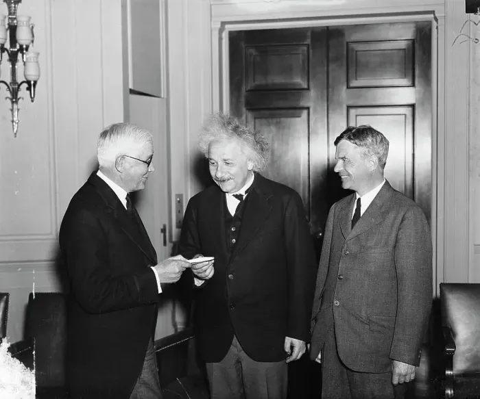 Framed Print : Albert Einstein Receiving Franklin Medal Framed Print : Albert Einstein Receiving Franklin Medal