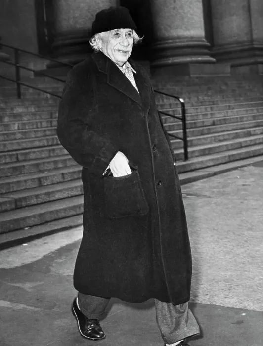 Framed Print : Albert Einstein After Serving as a Witness Framed Print : Albert Einstein After Serving as a Witness