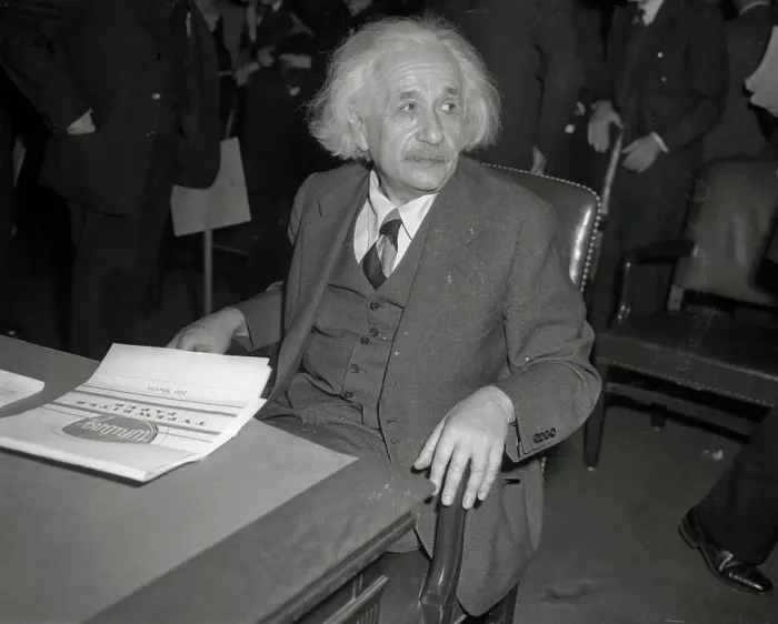 Framed Print : Albert Einstein Testifying