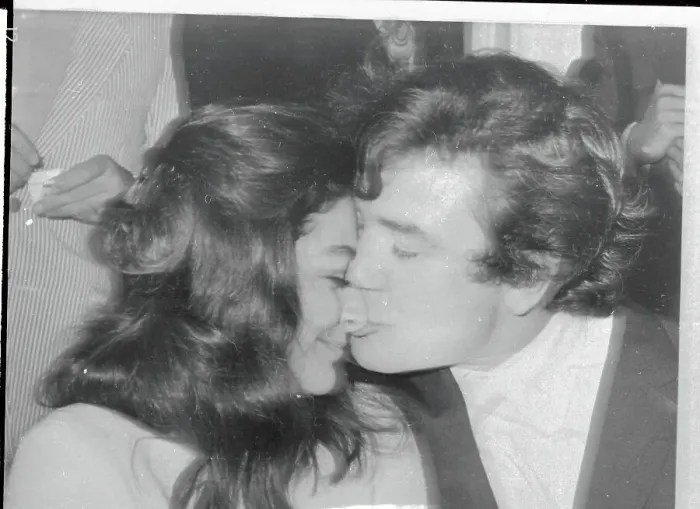 Framed Print : Albert Finney with His Wife Framed Print : Albert Finney with His Wife