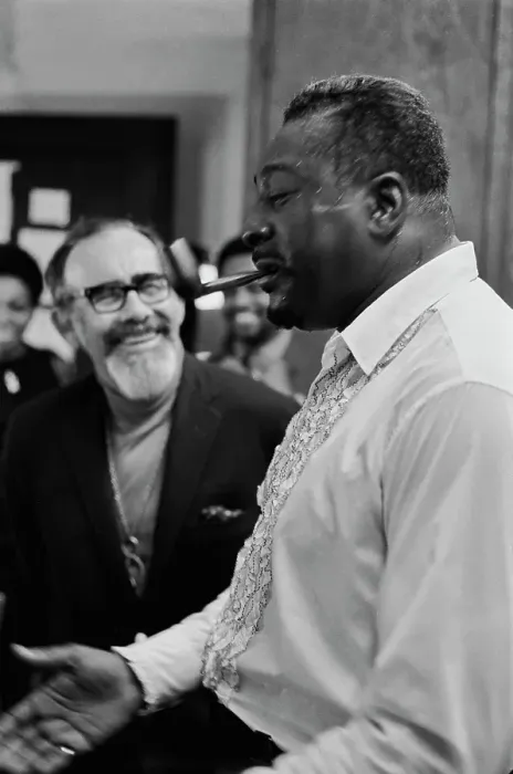 Framed Print : Albert King And Jerry Wexler Framed Print : Albert King And Jerry Wexler