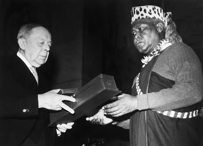Framed Print : Albert Lutuli Receiving Nobel Peace Prize Framed Print : Albert Lutuli Receiving Nobel Peace Prize