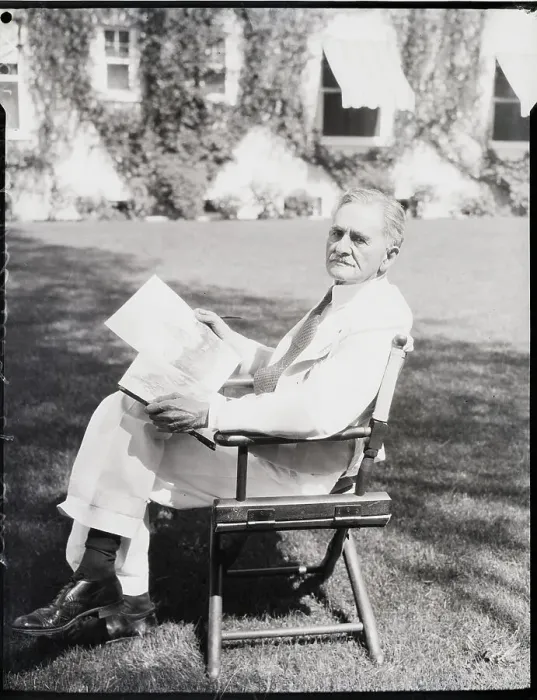 Framed Print : Albert Michelson Seated Framed Print : Albert Michelson Seated