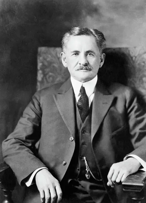 Framed Print : Albert Michelson Seated Portrait