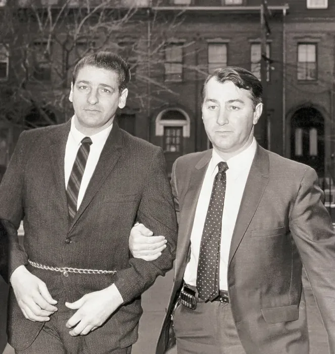 Framed Print : Albert de Salvo Escorted into Court Framed Print : Albert de Salvo Escorted into Court