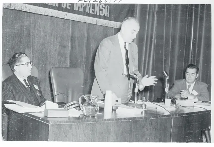Framed Print : Alberto Gainza Paz Delivering a Speech Framed Print : Alberto Gainza Paz Delivering a Speech